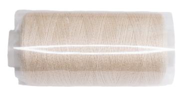 Nähgarn aus Polyester in creme 500 m 40/2